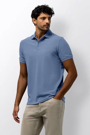 regular polo blauw