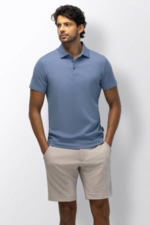 regular polo blauw