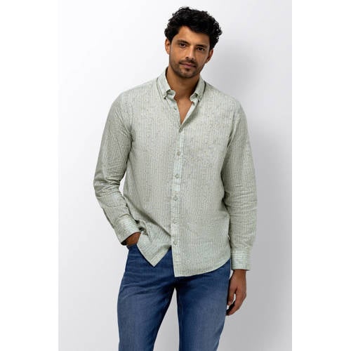 State of Art regular casual overhemd lichtgroen afbeelding