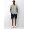 State of Art regular casual overhemd met linnen lichtgroen
