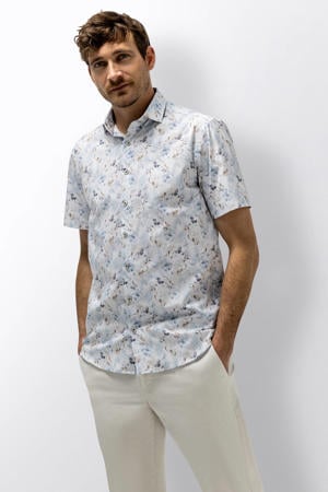 regular casual overhemd lichtblauw