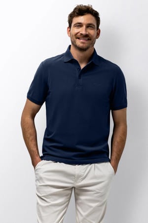 regular polo donkerblauw