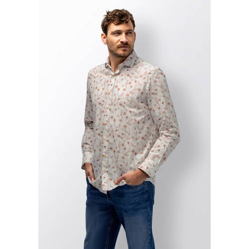 State of Art regular casual overhemd beige afbeelding