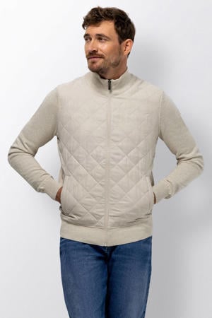 gebreid vest ecru