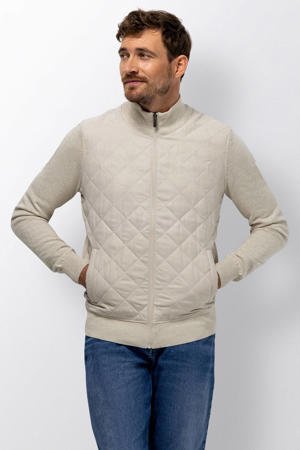gebreid vest ecru