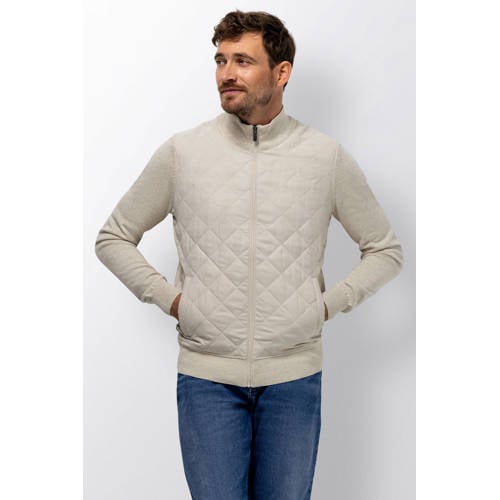 State of Art gebreid vest ecru afbeelding
