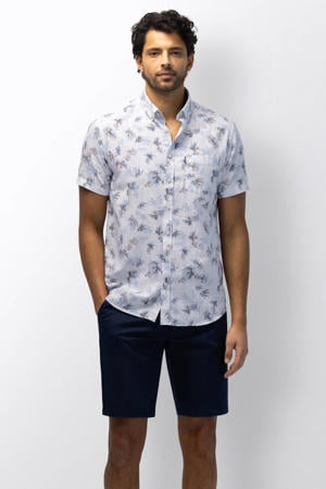 regular casual overhemd lichtblauw