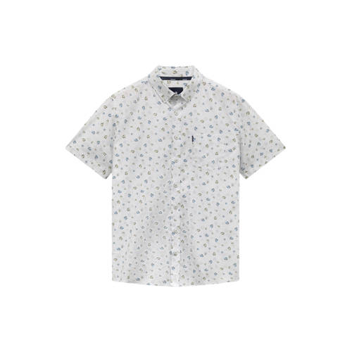 State of Art regular casual overhemd wit afbeelding