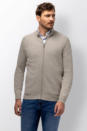 gebreid vest beige