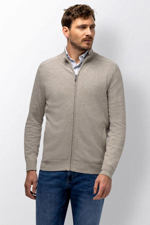 gebreid vest beige