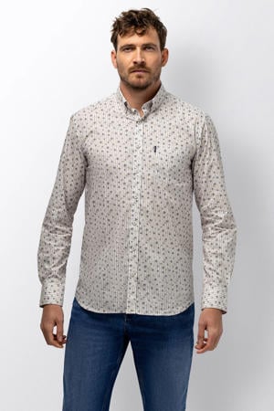 regular casual overhemd beige