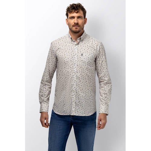 State of Art regular casual overhemd beige afbeelding
