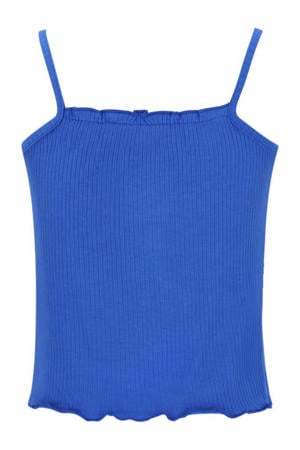 spaghettitop blauw