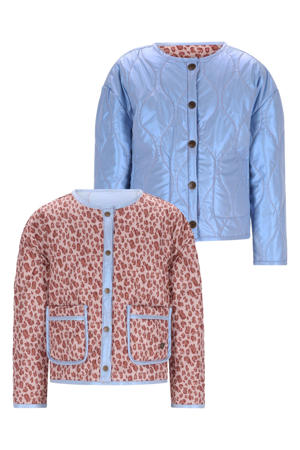 reversible jas lichtblauw