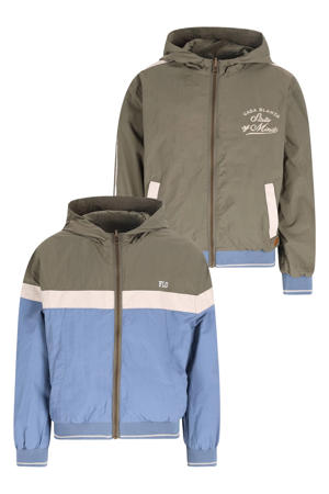 reversible jas groen