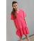 Like Flo A-lijn jurk broderie rood