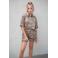 Like Flo Young blouse met panterprint bruin
