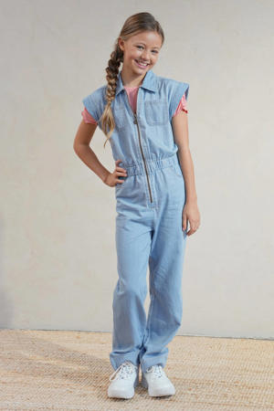 WE Fashion Meisjes tuinpak met stretch
