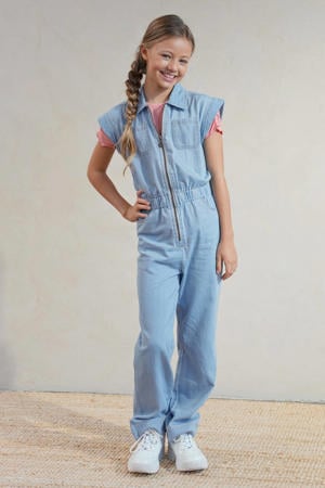 WE Fashion Meisjes tuinpak met stretch WE Fashion Meisjes tuinpak met stretch