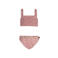 Like Flo crop bikini met panterprint roze
