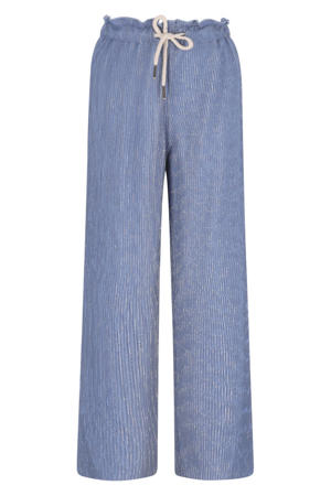 straight casual broek lichtblauw