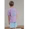 Like Flo Boys T-shirt met backprint lila