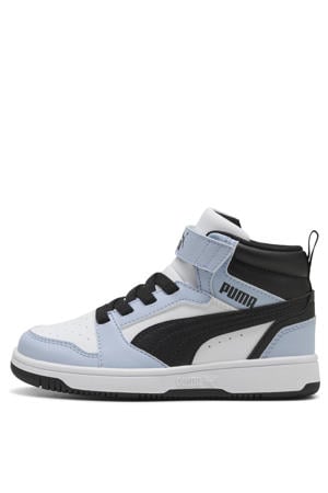 Rebound V6 Mid sneakers wit/lichtblauw