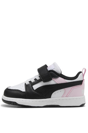 Rebound V6 sneakers wit/zwart/lichtroze