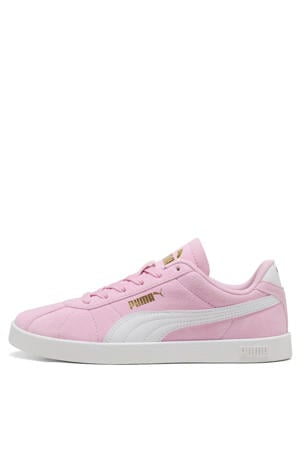 Club II suede sneakers lichtroze/wit