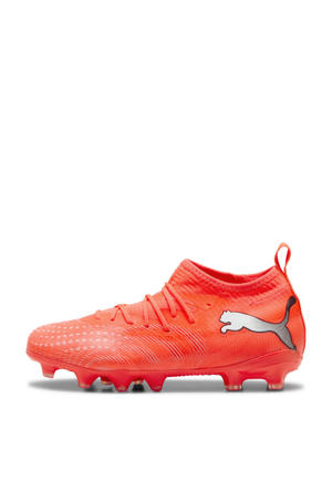 Future 9 Match junior voetbalschoenen oranje/wit/zilver