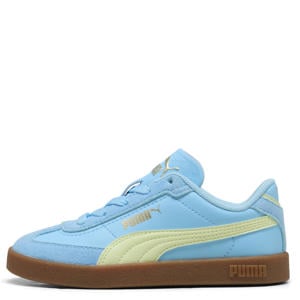 Club II Era suede sneakers lichtblauw/geel
