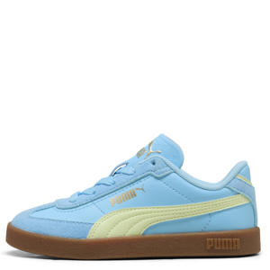 Club II Era suede sneakers lichtblauw/geel