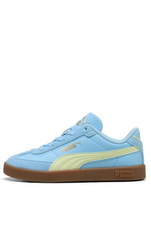 Club II Era suede sneakers lichtblauw/geel