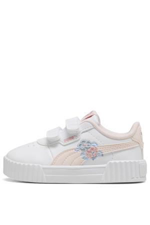 Carina 3.0 Floral sneakers wit/roze