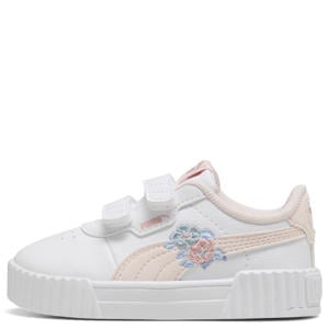 Carina 3.0 Floral sneakers wit/roze