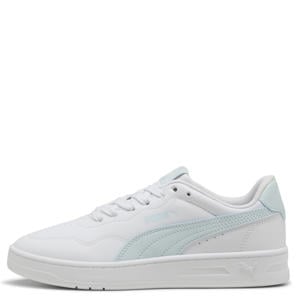 Court Lally sneakers wit/lichtblauw