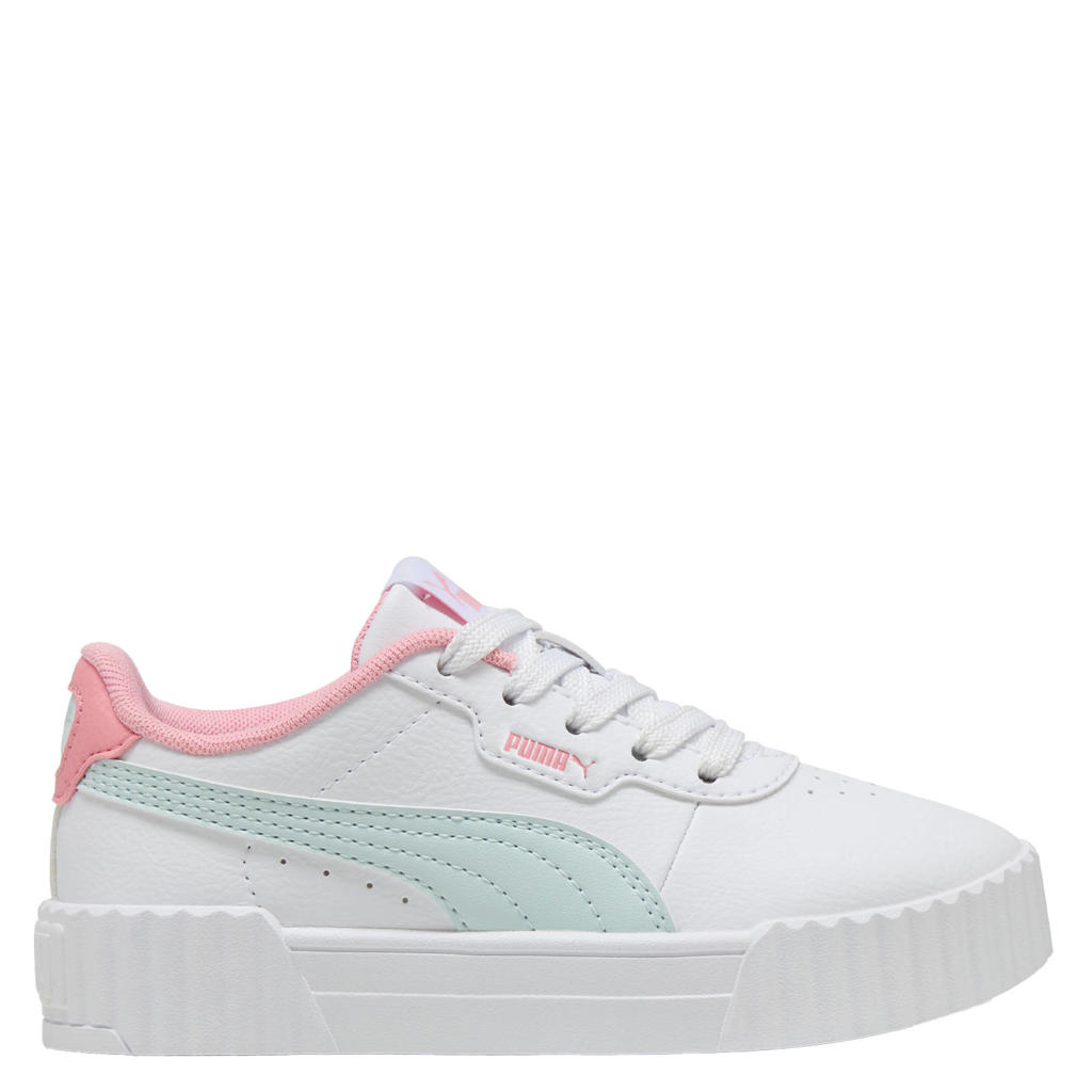 Puma sneakers wit/lichtroze