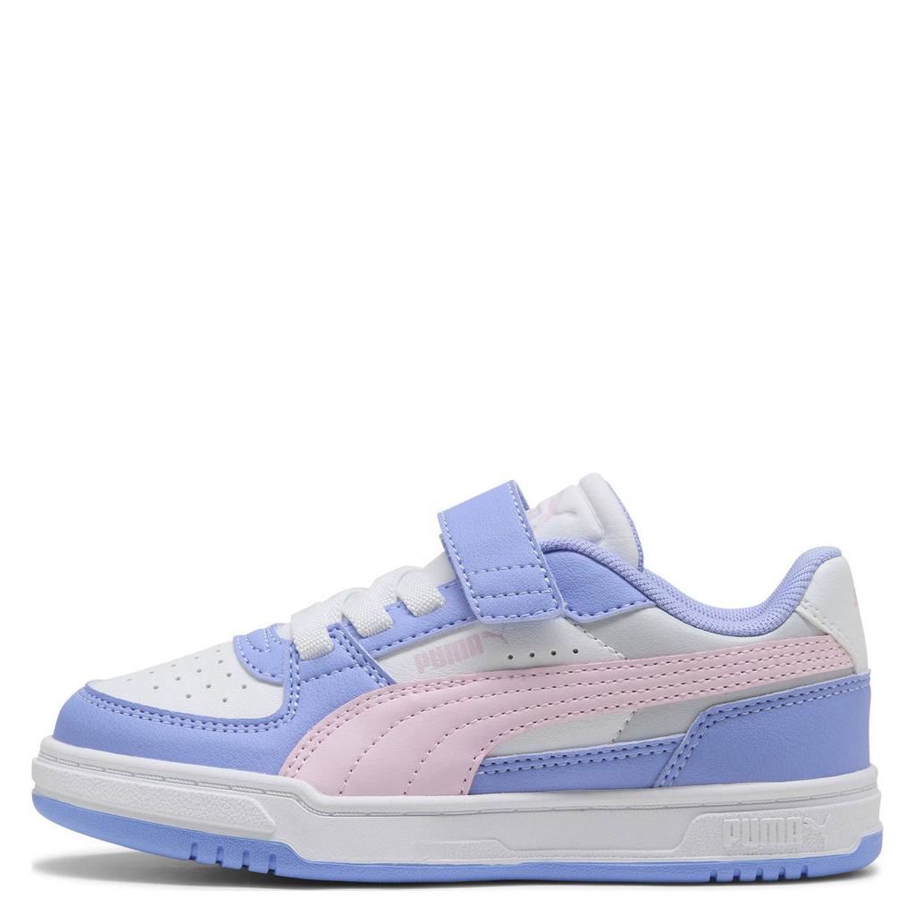 Lila, roze en witte jongens en meisjes Puma Caven III Block mesh sneakers van mesh-pu/voering: mesh/voetbed: eva met veters
