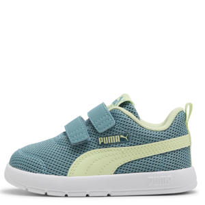 Courtflex V3 Mesh sneakers aqua/geel