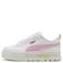 Puma Mayze leren sneakers wit/lichtroze