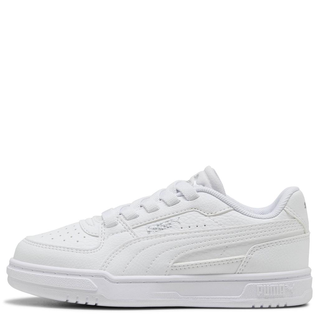 Witte jongens en meisjes Puma Caven III sneakers van imitatieleer/voering: mesh/voetbed: eva met veters