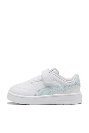 Court Lally sneakers wit/lichtblauw