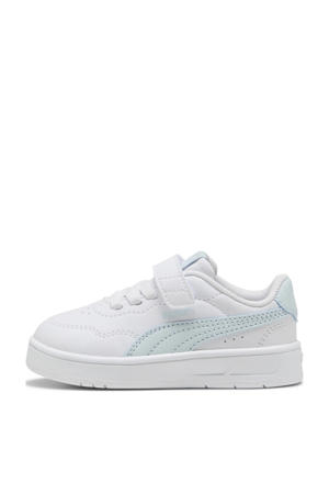 Court Lally sneakers wit/lichtblauw