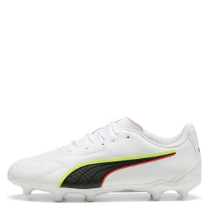 King 20 Play junior voetbalschoenen wit/rood/geel