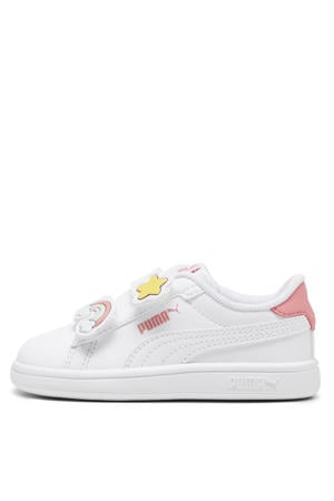 Smash 3.0 Badges sneakers wit/roze