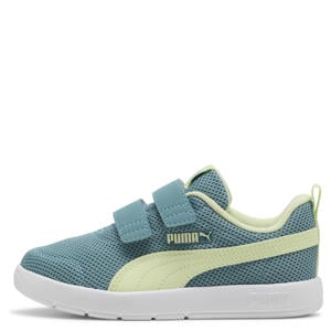 Courtflex V3 Mesh sneakers blauw/geel