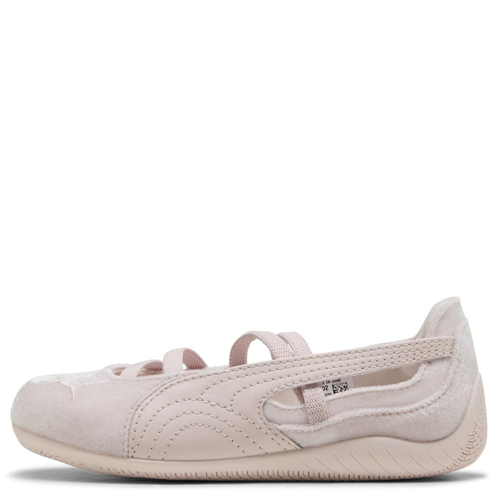 Lichtroze jongens en meisjes Puma Speedcat Ballet Velvet ballerina's van mesh-suède/voering: mesh/voetbed: eva