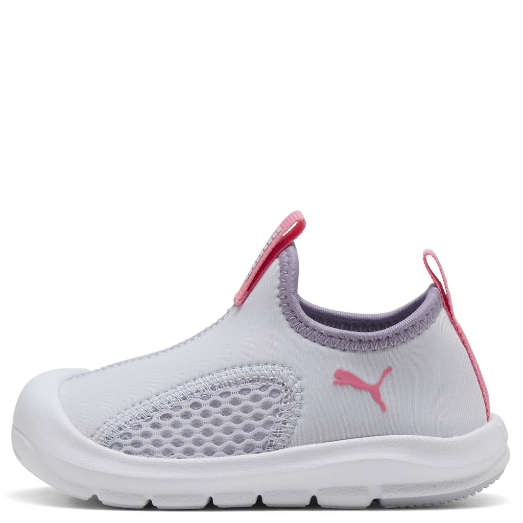 Lavendelkleurige jongens en meisjes Puma Fun Racer waterschoenen van textiel
