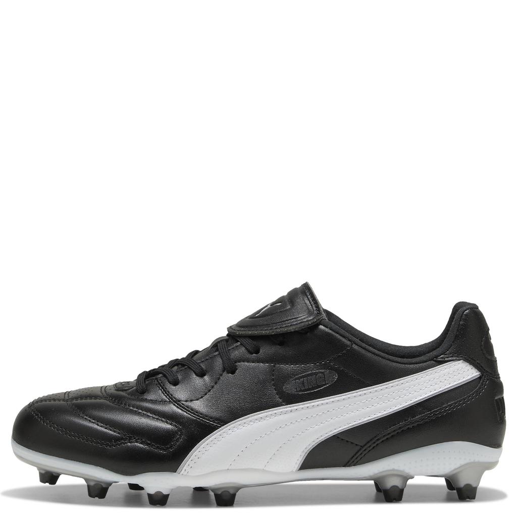Zwart en witte unisex Puma voetbalschoenen van bovenwerk: 73% synthetisch/27% leer / voetbed: textiel / zool: synsthetisch