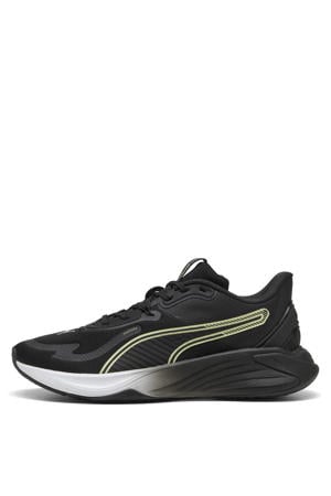 PWR Hybrid hardloopschoenen zwart/wit/geel